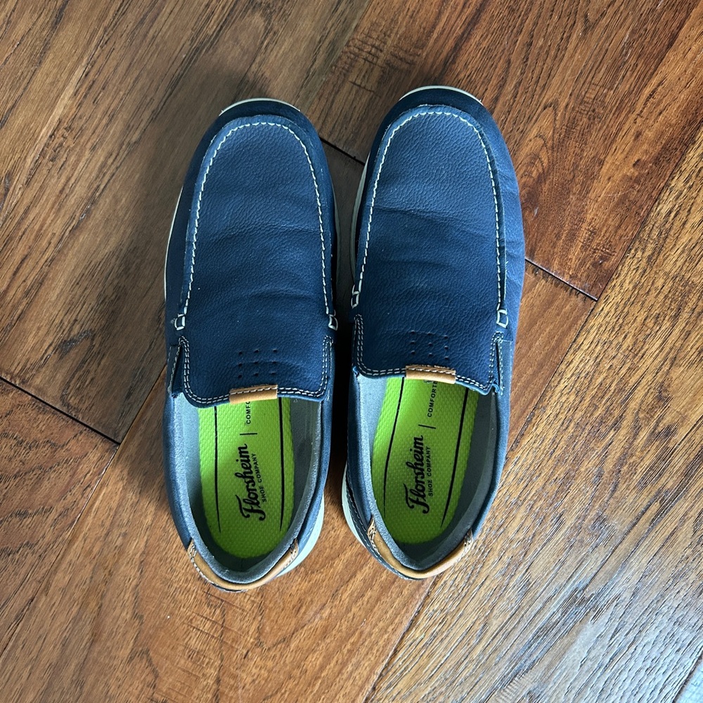 Men's Navy Slip-On Casual Loafers